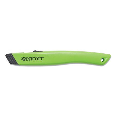 Westcott Safety Ceramic Blade Box Cutter, 5.5", Green 16475